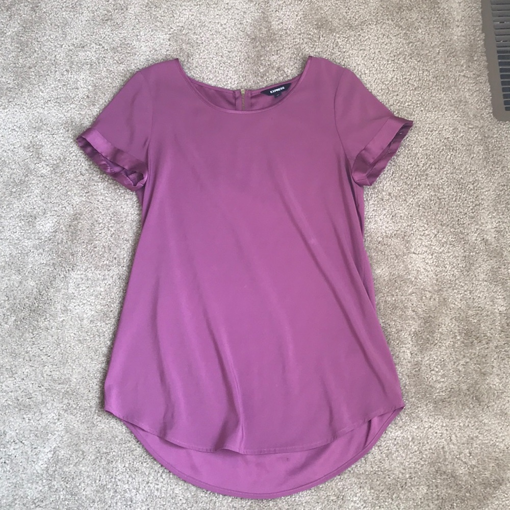 Express purple top size XS